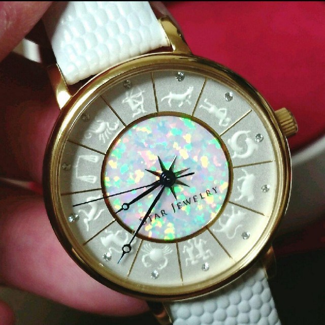 お値下げ！スタージュエリー 2019年 限定 腕時計 ホワイトゾディアック