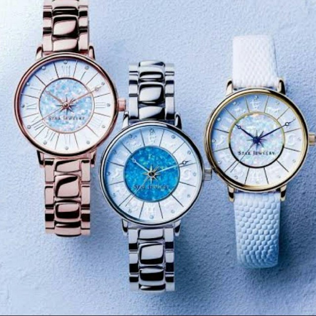 STAR JEWELRY(スタージュエリー)のお値下げ！スタージュエリー 2019年 限定 腕時計 ホワイトゾディアック レディースのファッション小物(腕時計)の商品写真