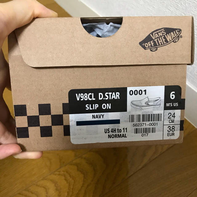 VANS(ヴァンズ)のvans  デニム星柄⭐︎スリッポン レディースの靴/シューズ(スリッポン/モカシン)の商品写真