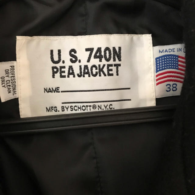 schott(ショット)のSchott #7118 SCH−753 US Pコート 24oz メンズのジャケット/アウター(ピーコート)の商品写真