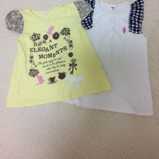 アカチャンホンポ(アカチャンホンポ)の女児 トップス2枚組 120(Tシャツ/カットソー)