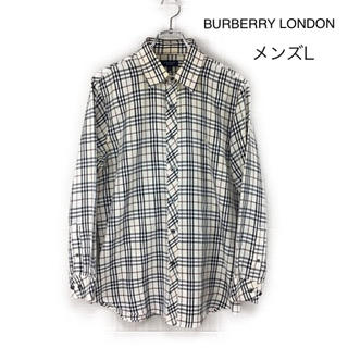 バーバリー(BURBERRY)のBURBERRY LONDON バーバリーロンドン ノバチェック シャツ L(シャツ)