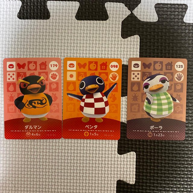 Nintendo Switch(ニンテンドースイッチ)のペンギンセット　アミーボカード　amiibo ダルマン　ペンタ　ポーラ　 エンタメ/ホビーのアニメグッズ(カード)の商品写真