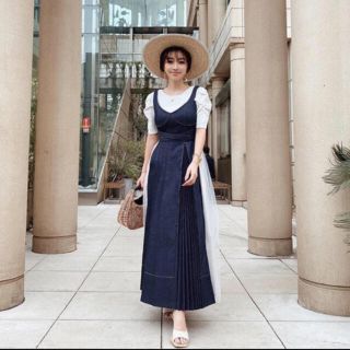 エイミーイストワール(eimy istoire)のCharme Denim Dress サイズM(ロングワンピース/マキシワンピース)