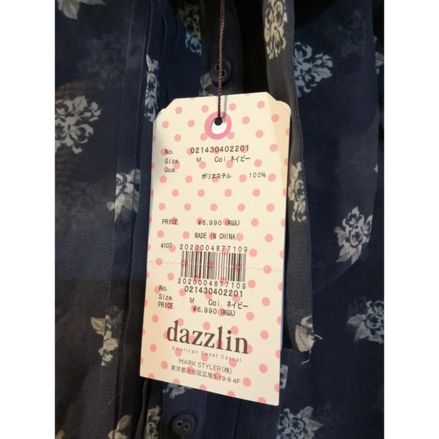 dazzlin(ダズリン)の［新品タグ付き☆*。］トップス 花柄ブラウス レディースのトップス(カットソー(半袖/袖なし))の商品写真