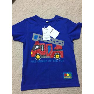 レゴ風 消防車 Tシャツ(Tシャツ/カットソー)