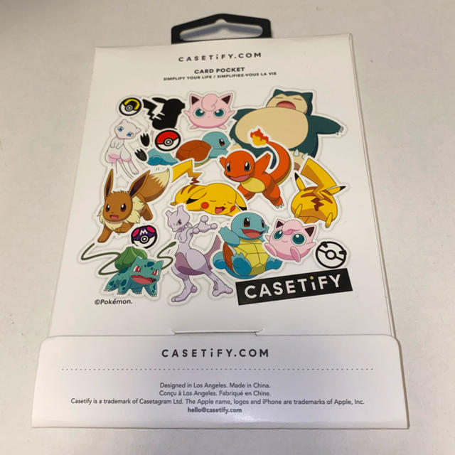 ポケモン(ポケモン)のcasetify Pokemon iPhoneXs ピカチュウ 黒 スマホ/家電/カメラのスマホアクセサリー(iPhoneケース)の商品写真