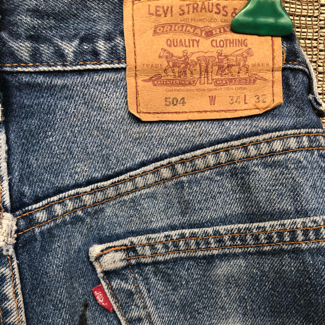 Levi's(リーバイス)のリーバイス 504 505 made in USA エラー品　ハーフパンツ メンズのパンツ(ショートパンツ)の商品写真