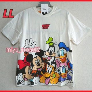 ミッキーマウス(ミッキーマウス)の【ﾌﾚﾝﾁﾌﾞﾙ様☆専用】ミッキー Tシャツ(男女兼用)☆LL(Tシャツ/カットソー(半袖/袖なし))