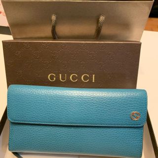 日本未入荷 Gucci 長財布 タイコーズブルー 新品未使用 長財布 Williamsav Com