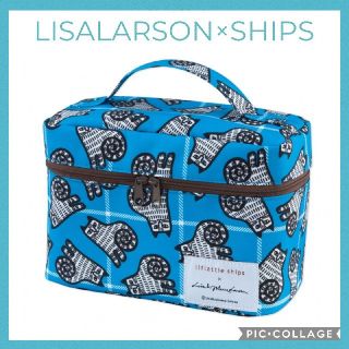 リサラーソン(Lisa Larson)の新品未使用＊リサラーソン 保冷バッグ 北欧ネコ リンネル 付録  ランチバッグ(弁当用品)