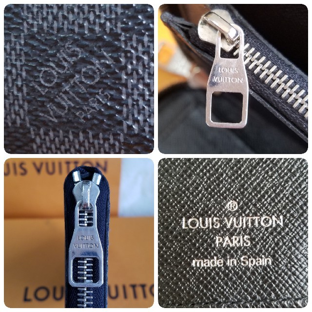 LOUIS VUITTON(ルイヴィトン)の美品⭐即日/本物保証♪ ルイヴィトン ダミエ ヴェルティカル ジッピー 長財布 メンズのファッション小物(長財布)の商品写真