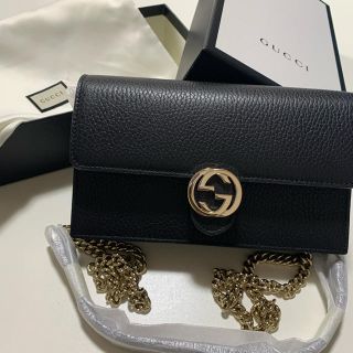 グッチ(Gucci)の新品　GUCCI グッチ　GGマーモント　チェーン　ショルダーウォレット(ショルダーバッグ)