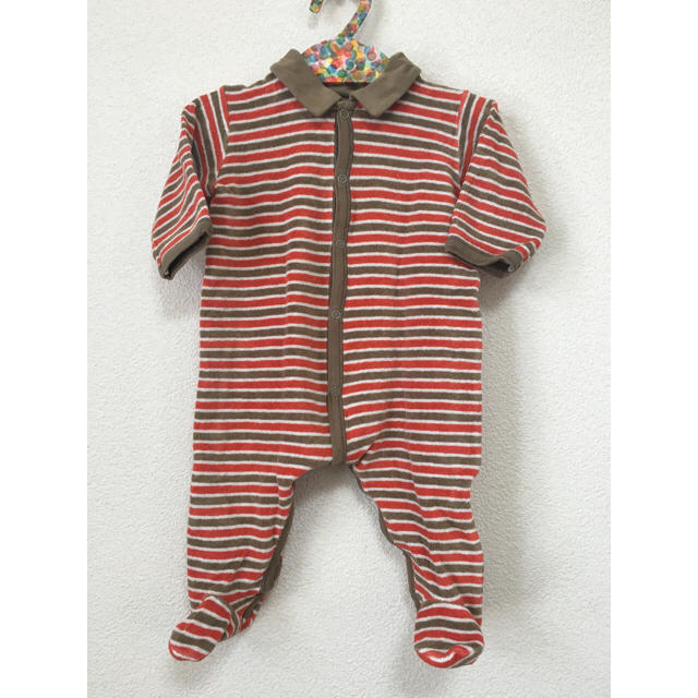 PETIT BATEAU(プチバトー)のTomoxxxさま 足つきロンパース キッズ/ベビー/マタニティのベビー服(~85cm)(ロンパース)の商品写真