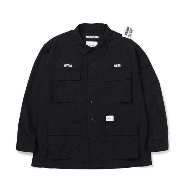 白木/黒塗り (専用)Wtaps black shirts jacket size 02 - 通販 - www