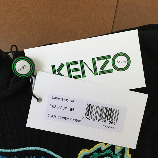 【入手困難】本物タグ付 KENZO ケンゾー タイガー刺繍 パーカー Mサイズ