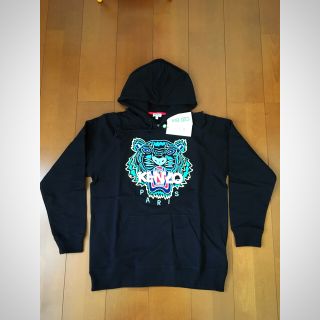 ☆【完売希少グリーン】KENZO  ケンゾーパーカー タイガーロゴ 入手困難 Ｌ