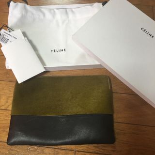 セリーヌ(celine)のCELINE ハラコ クラッチ (クラッチバッグ)