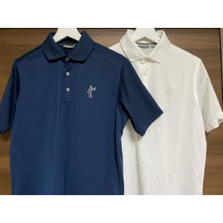 アシュワース(Ashworth)のASHWORTH ゴルフウェア size M ネイビー＆ホワイト セット(ウエア)