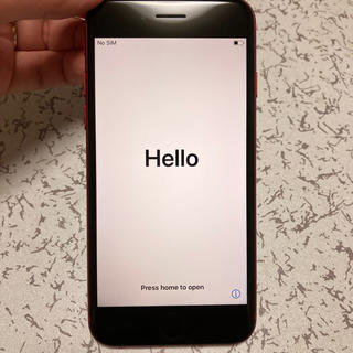 アイフォーン(iPhone)のau iPhone8 256GB RED SIMフリー(携帯電話本体)