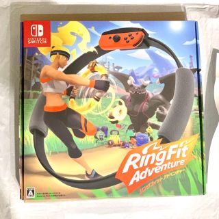 ニンテンドースイッチ(Nintendo Switch)の新品 リングフィットアドベンチャー(家庭用ゲームソフト)