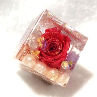 ローズオブジェ🌹オルゴナイト✨(インテリア雑貨)