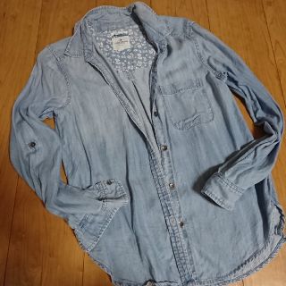 アメリカンイーグル(American Eagle)のアメリカンイーグル ウォッシャブルデニムシャツ USED(シャツ/ブラウス(長袖/七分))