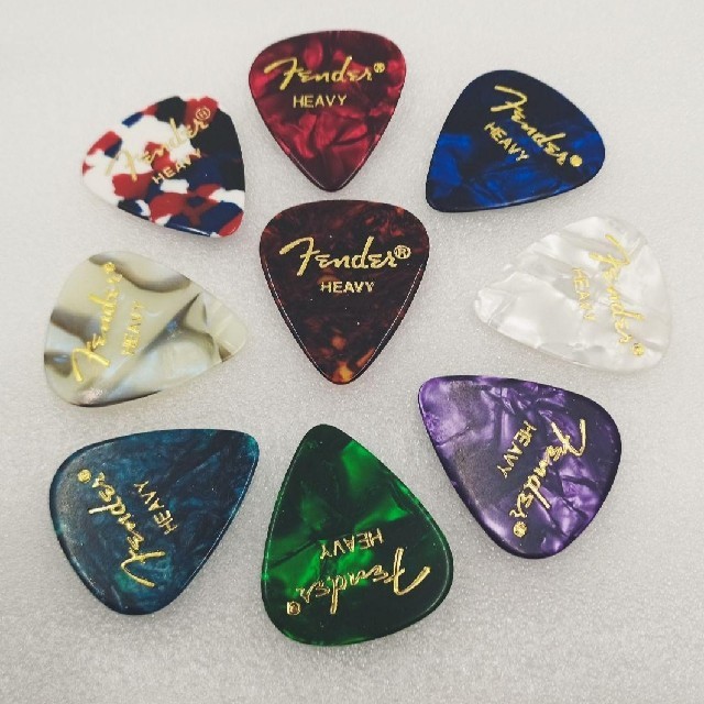 Fender(フェンダー)のFender ピック   ブラックモト ヘビー 5枚 楽器のギター(エレキギター)の商品写真