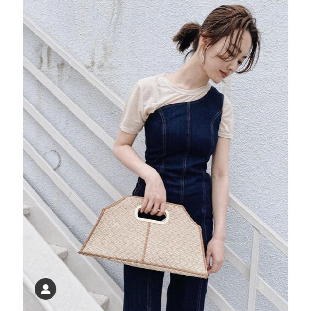 パンツ今季新作♡MOUSSY ONE SHOULDER DENIM JUMP SUIT