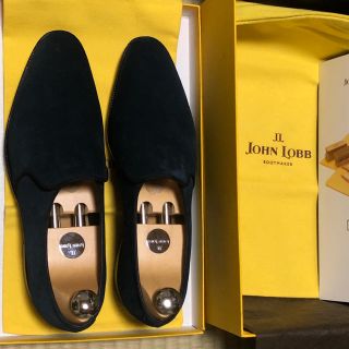 ジョンロブ(JOHN LOBB)の新品 ジョンロブ エドワード ラスト7000 スエード/ネイビー 日本 限定(ドレス/ビジネス)