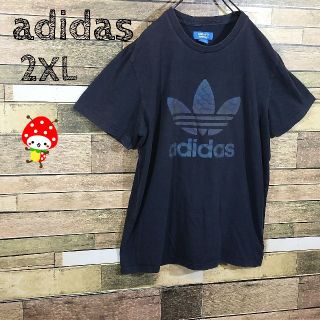 アディダス(adidas)の【激レア】adidas プリズムロゴ アディダス Tシャツ 2XL 黒(Tシャツ/カットソー(半袖/袖なし))