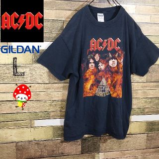 ギルタン(GILDAN)の【入手困難 訳有り】ACDC バンドTシャツ 黒 L(Tシャツ/カットソー(半袖/袖なし))