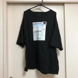 ジーナシス(JEANASIS)のJEANASIS ビッグTシャツ ブラック(Tシャツ(半袖/袖なし))