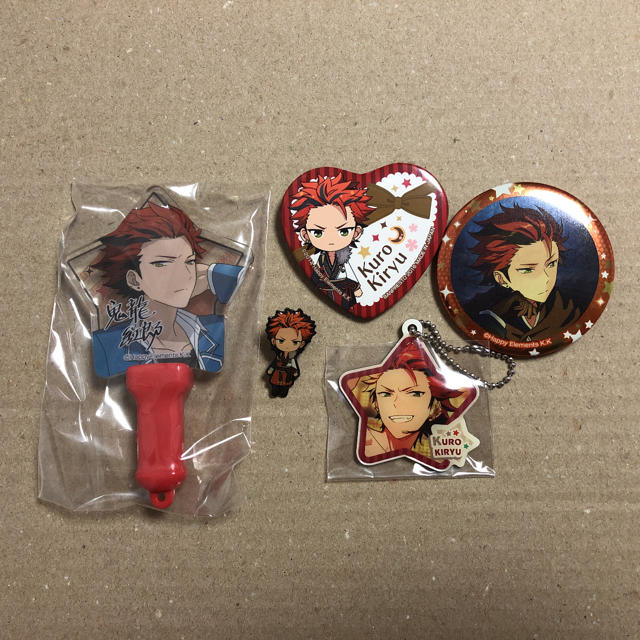 あんさんぶるスターズ あんスタ 鬼龍紅郎 缶バッジ クリアファイル ペンライト | フリマアプリ ラクマ