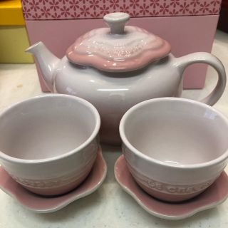 ルクルーゼ(LE CREUSET)のルクルーゼ　フルール・ティーセット(食器)