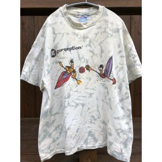 ヘインズ(Hanes)の90's ヴィンテージ  ヘインズ タイダイ　両面プリントtシャツ jax(Tシャツ/カットソー(半袖/袖なし))