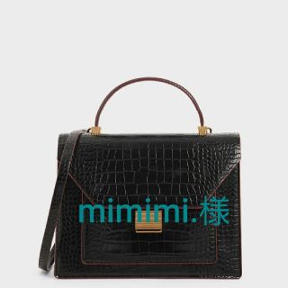 チャールズアンドキース(Charles and Keith)のmimimi.様専用です。チャールズアンドキース　ショルダーバッグ　ブラック(ショルダーバッグ)