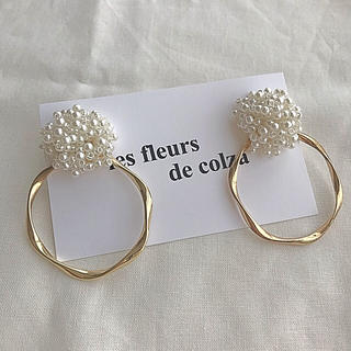 アリシアスタン(ALEXIA STAM)のembroidery perl×gold ring pierce/earring(ピアス)