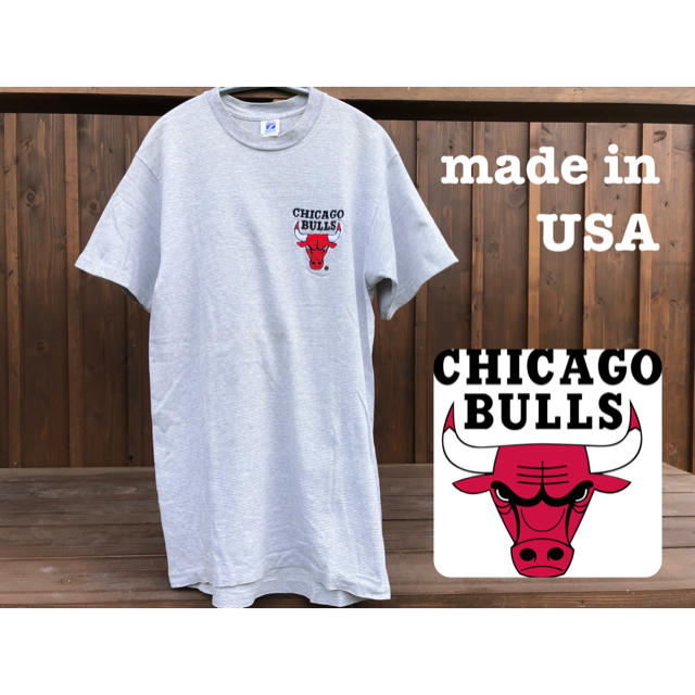 Champion(チャンピオン)のUSA製　logo7 Chicago bulls シカゴブルズ　tシャツ メンズのトップス(Tシャツ/カットソー(半袖/袖なし))の商品写真