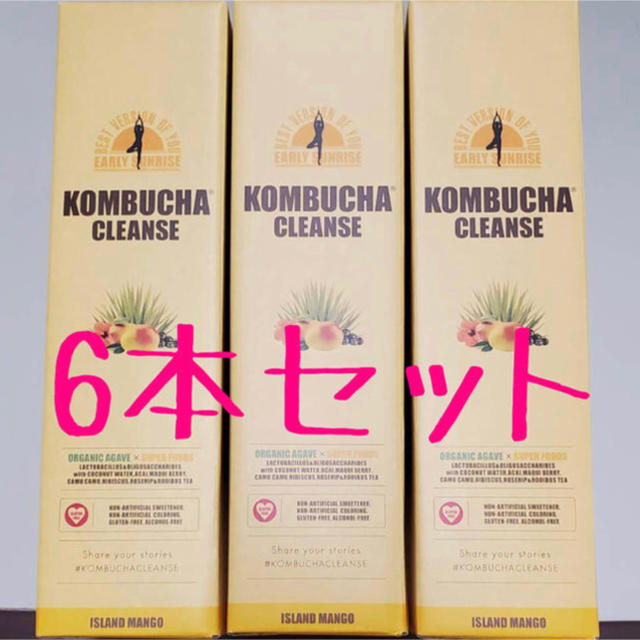未開封 コンブチャクレンズ 6本 KOMBUCHA CLEANSE-