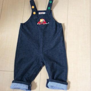 ミキハウス(mikihouse)の美品 mikihouse オーバーオール 70-80(その他)