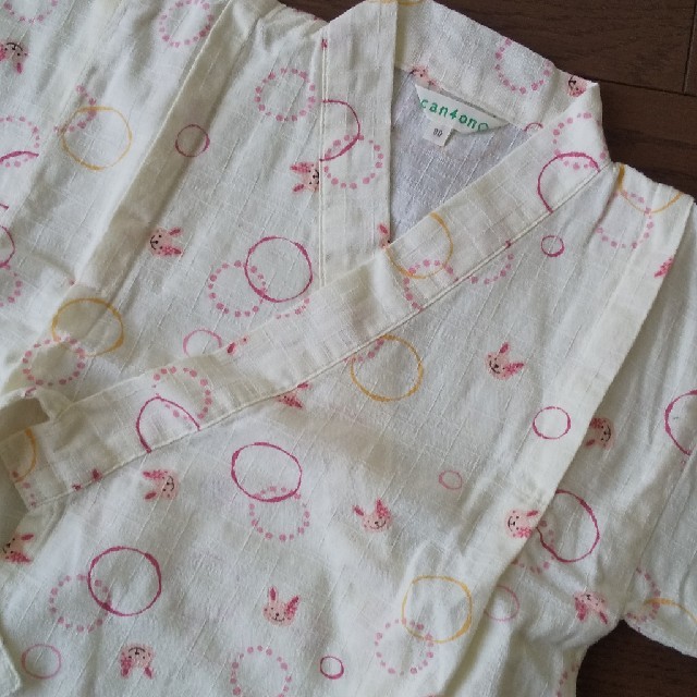 3can4on(サンカンシオン)の3can4on 女の子 甚平 キッズ/ベビー/マタニティのキッズ服女の子用(90cm~)(甚平/浴衣)の商品写真