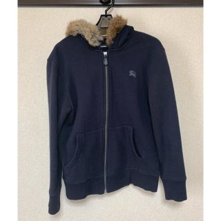 バーバリーブラックレーベル(BURBERRY BLACK LABEL)の秋先取り値下げ！美品！バーバリー　パーカー　ファー2way(パーカー)