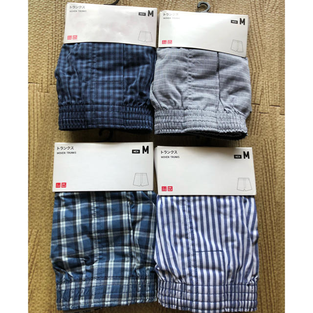 UNIQLO(ユニクロ)の新品　ユニクロ　トランクス　M  4枚セット メンズのアンダーウェア(トランクス)の商品写真