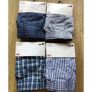 ユニクロ(UNIQLO)の新品　ユニクロ　トランクス　M  4枚セット(トランクス)