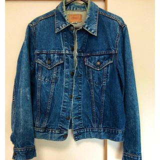 リーバイス(Levi's)のヴィンテージ リーバイス デニムジャケット 70505 ビッグE 裏ボタン52(Gジャン/デニムジャケット)