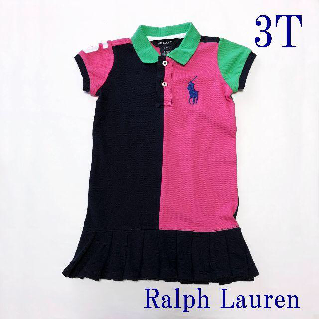 Ralph Lauren(ラルフローレン)のRalph Lauren　ラルフローレン　3T　ビッグポニー　ワンピース キッズ/ベビー/マタニティのキッズ服女の子用(90cm~)(ワンピース)の商品写真