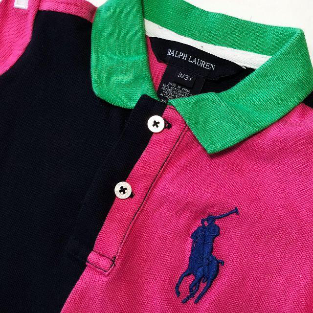 Ralph Lauren(ラルフローレン)のRalph Lauren　ラルフローレン　3T　ビッグポニー　ワンピース キッズ/ベビー/マタニティのキッズ服女の子用(90cm~)(ワンピース)の商品写真