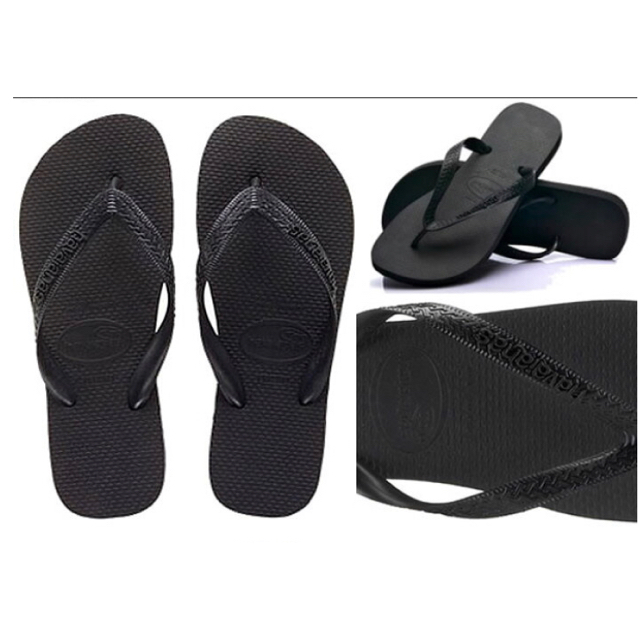 havaianas(ハワイアナス)の新品 havaianas ハワイアナス ブラック 35/36  レディースの靴/シューズ(ビーチサンダル)の商品写真