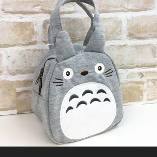 ジブリ(ジブリ)の新品同様　ジブリ　となりのトトロ スウェット地ダイカット　ランチバッグ　バッグ(弁当用品)